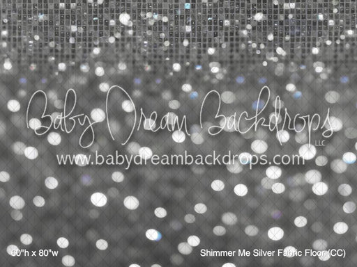 Shimmer Me Silver Fabric Floor (CC)