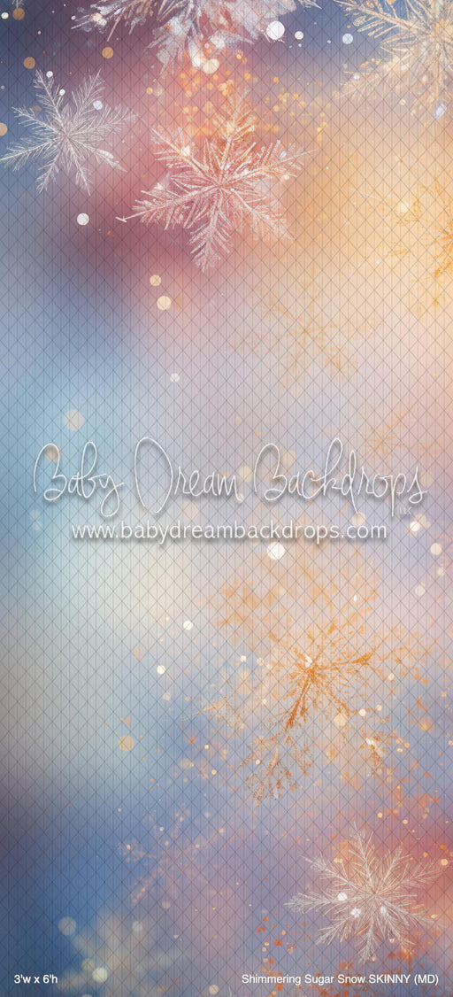 Shimmering Sugar Snow SKINNY (MD)