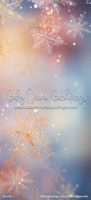 Shimmering Sugar Snow SKINNY Flipped (MD)