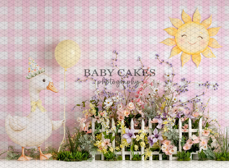 Silly Goose and Flowers (LW)