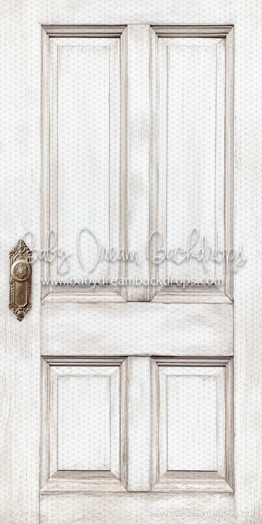 Simple Door Skinny (Left Knob) (CC)