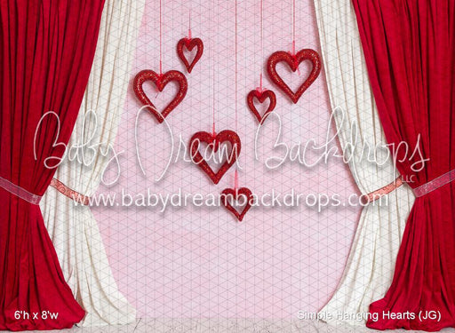 Simple Hanging Hearts (JG)