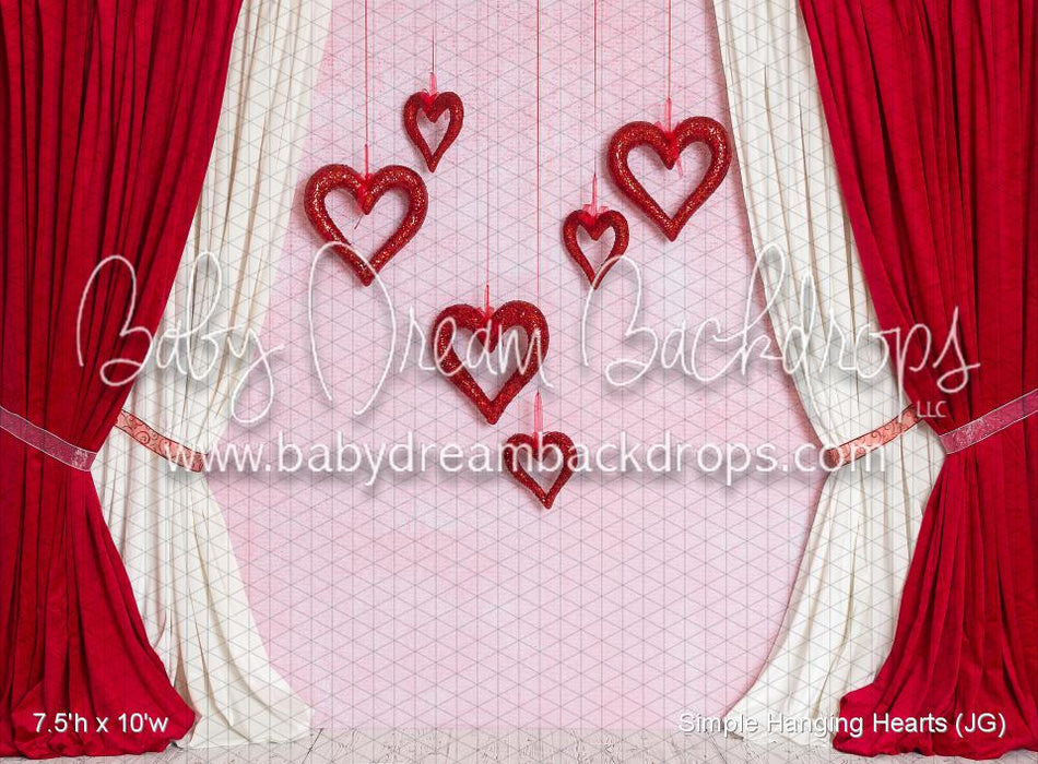 Simple Hanging Hearts (JG)