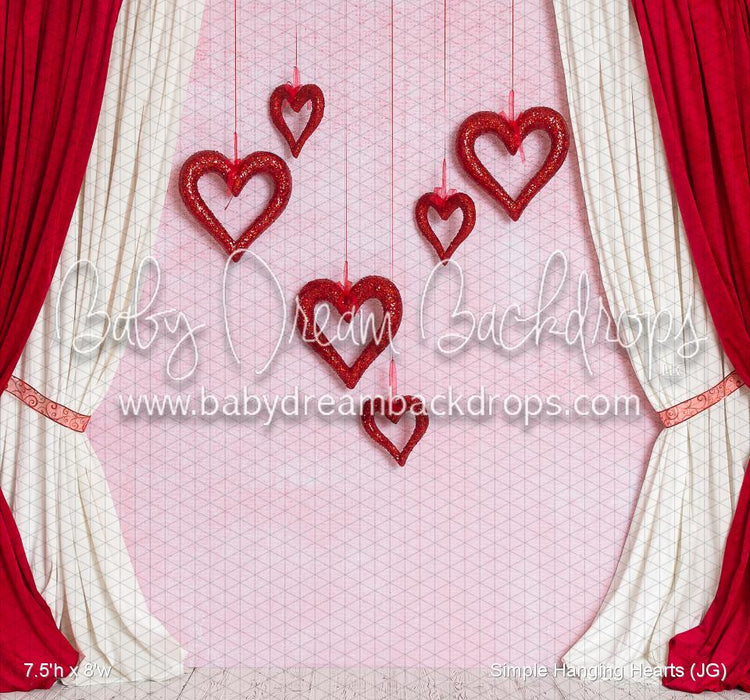 Simple Hanging Hearts (JG)