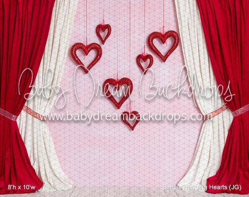Simple Hanging Hearts (JG)