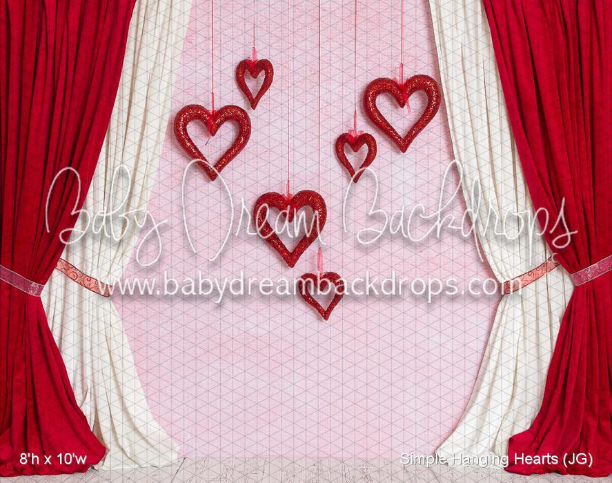Simple Hanging Hearts (JG)