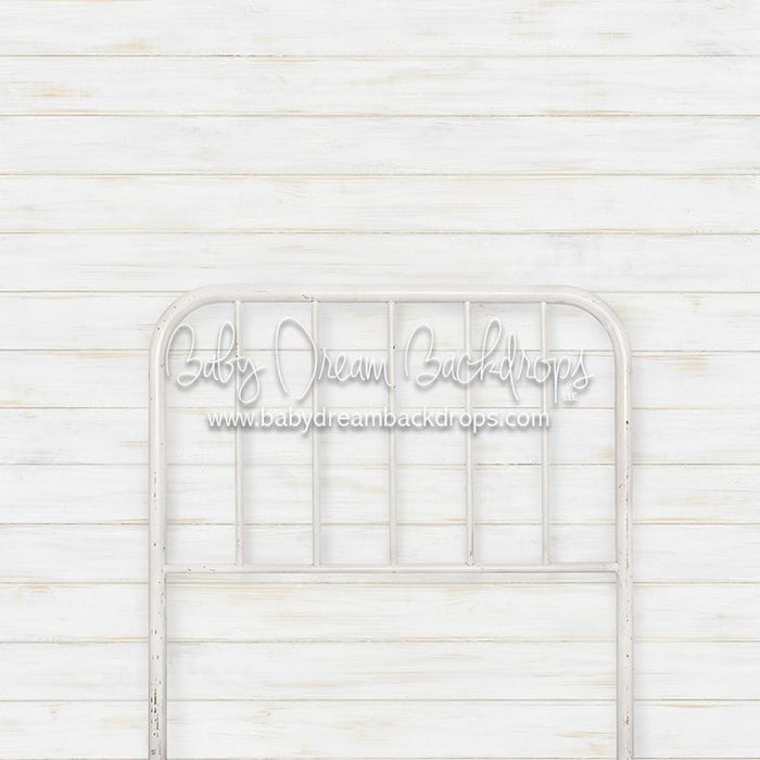 Simple White Headboard (Queen)