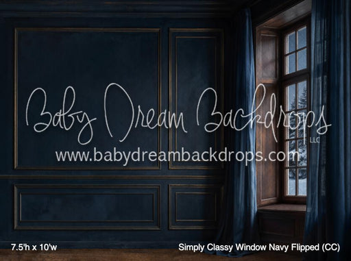 Simply Classy Window Navy Flipped (CC)
