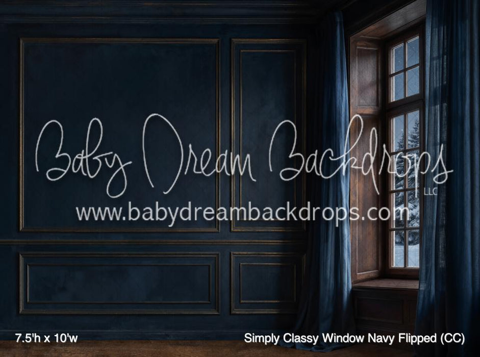 Simply Classy Window Navy Flipped (CC)