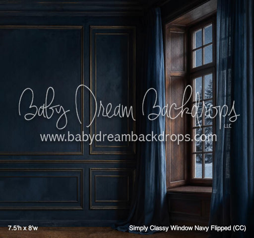 Simply Classy Window Navy Flipped (CC)