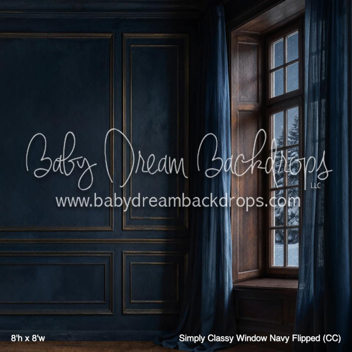 Simply Classy Window Navy Flipped (CC)