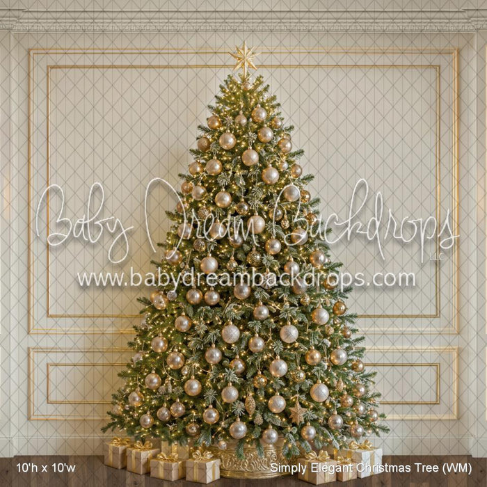 Simply Elegant Christmas Tree (WM)