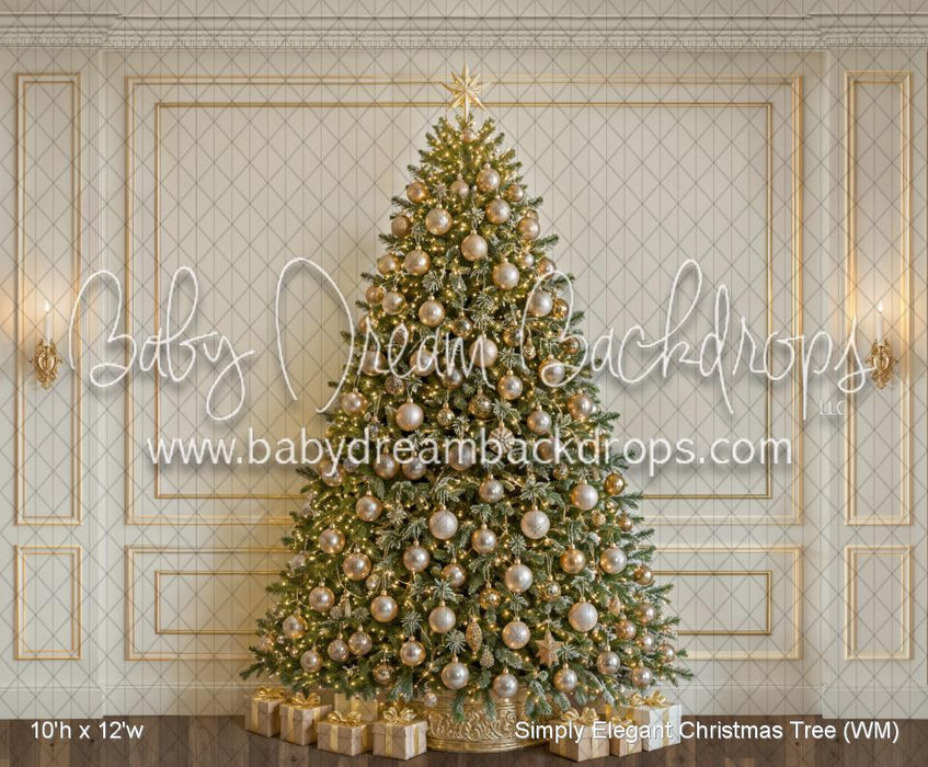 Simply Elegant Christmas Tree (WM)