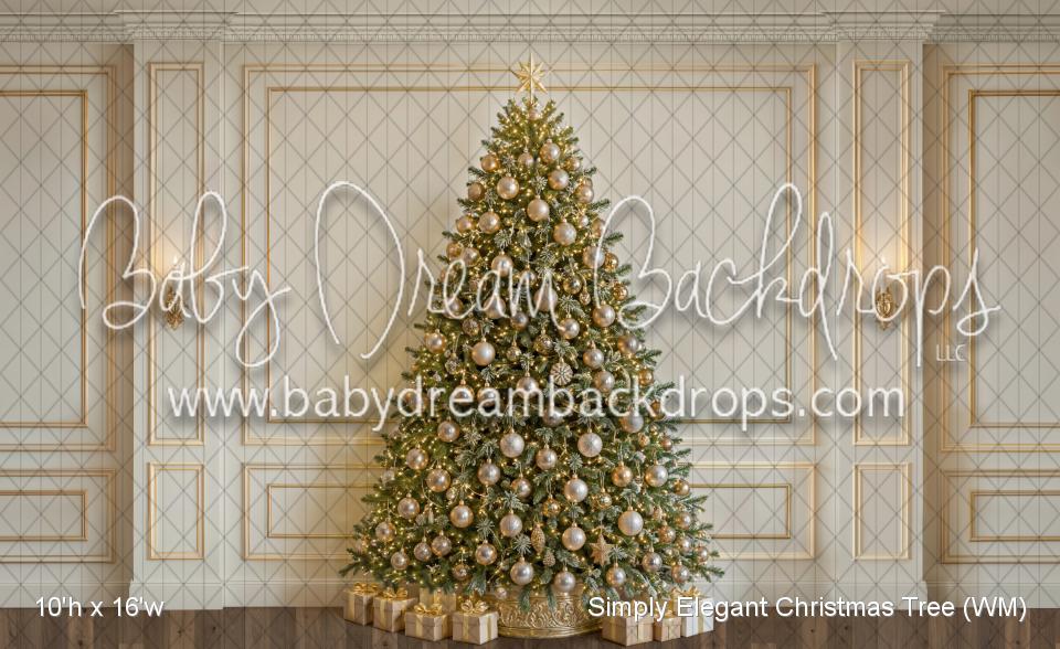 Simply Elegant Christmas Tree (WM)