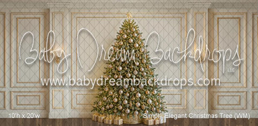 Simply Elegant Christmas Tree (WM)