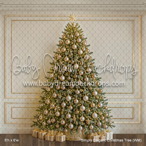 Simply Elegant Christmas Tree (WM)