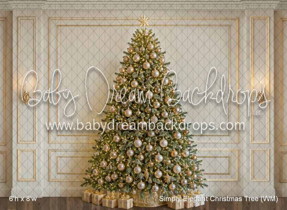 Simply Elegant Christmas Tree (WM)