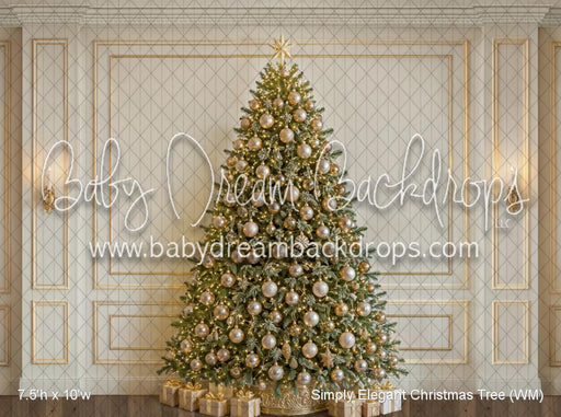 Simply Elegant Christmas Tree (WM)