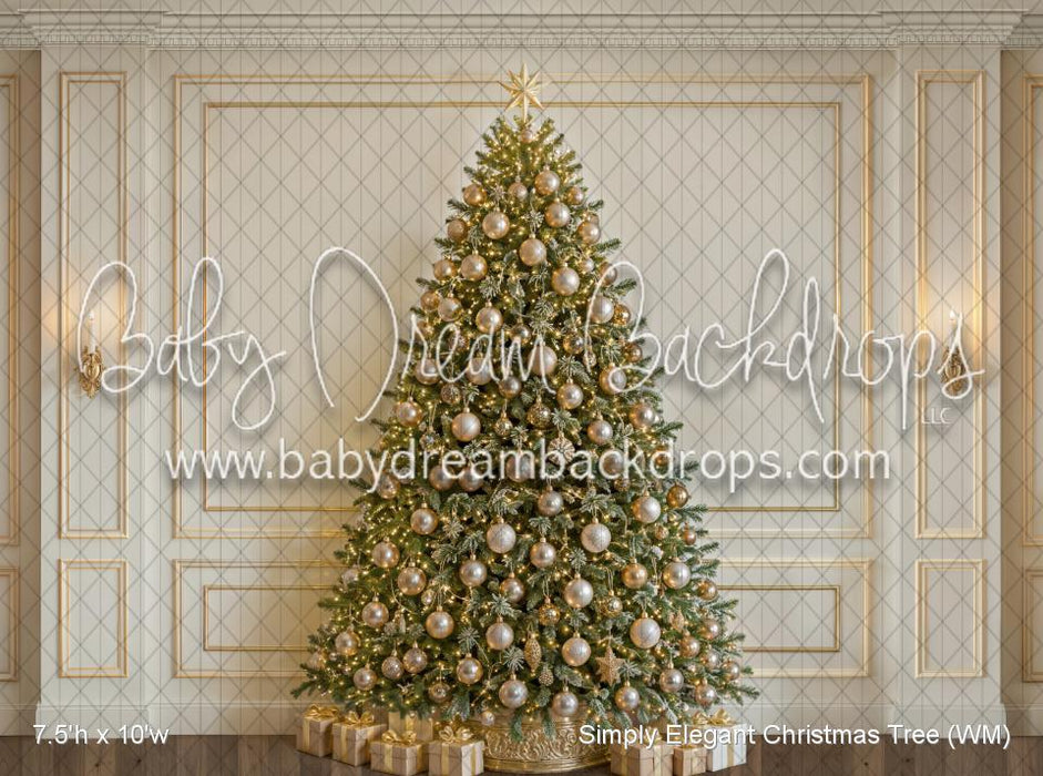 Simply Elegant Christmas Tree (WM)