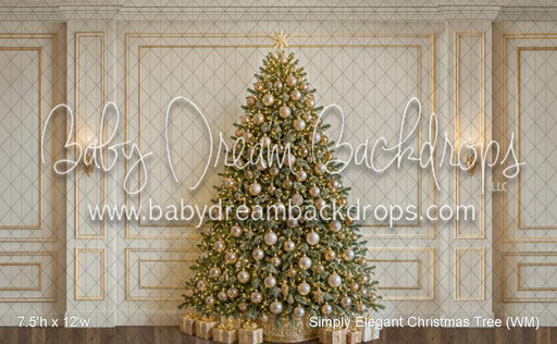 Simply Elegant Christmas Tree (WM)