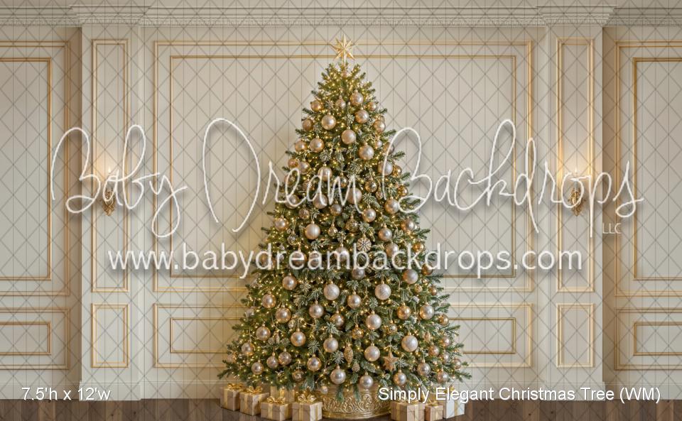 Simply Elegant Christmas Tree (WM)