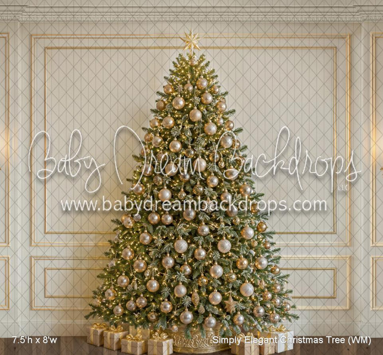 Simply Elegant Christmas Tree (WM)