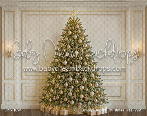 Simply Elegant Christmas Tree (WM)
