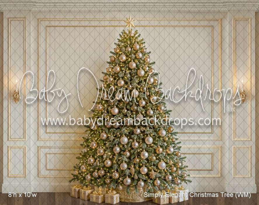Simply Elegant Christmas Tree (WM)