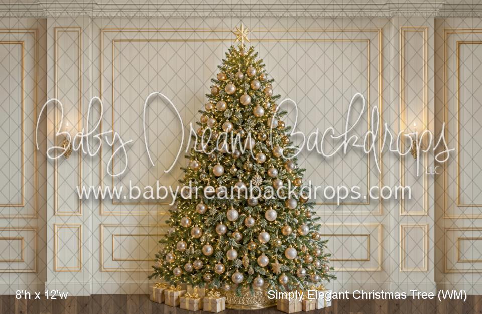 Simply Elegant Christmas Tree (WM)