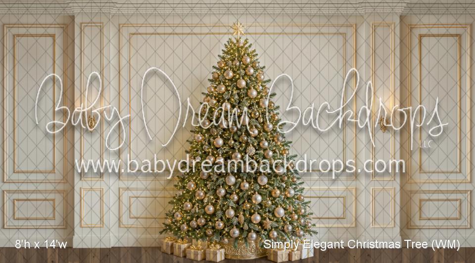 Simply Elegant Christmas Tree (WM)