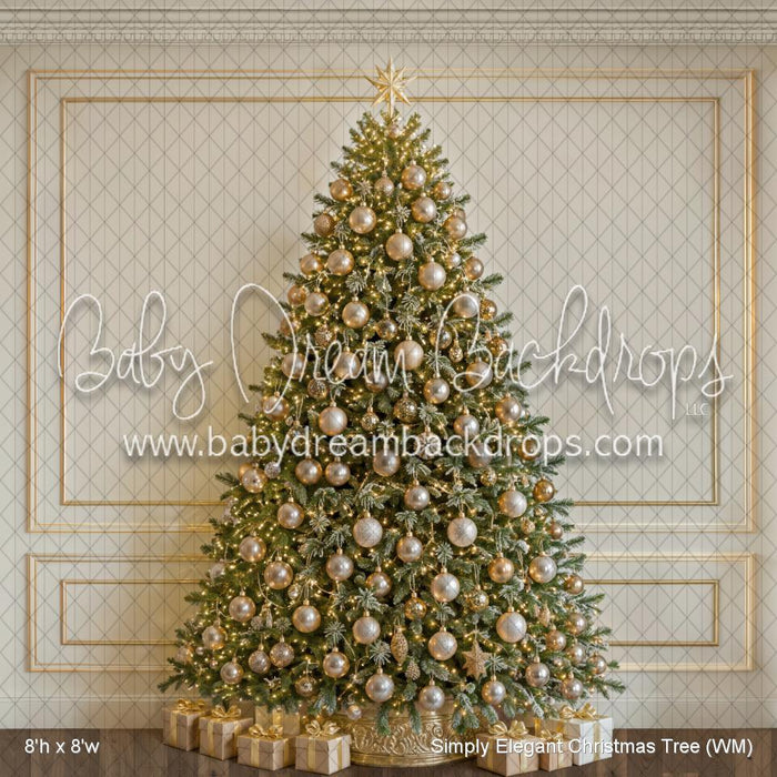 Simply Elegant Christmas Tree (WM)