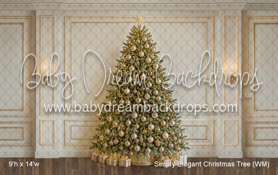 Simply Elegant Christmas Tree (WM)