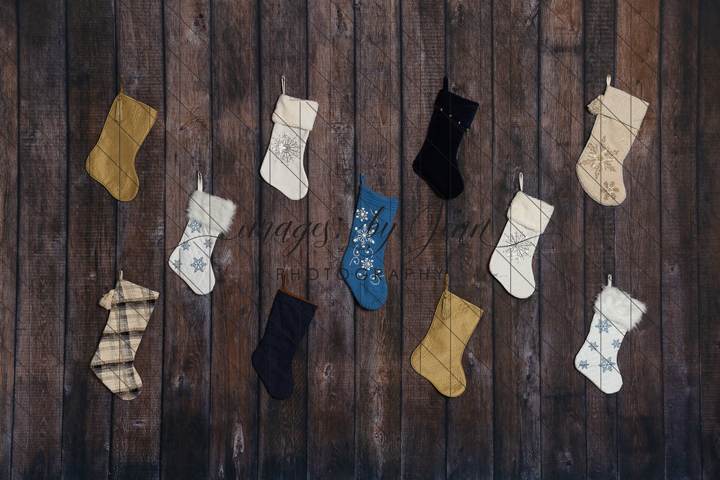 Simply Stockings Blue and Gold (JG)