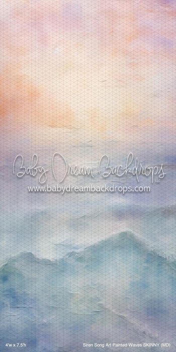 Siren Song Art Painted Waves SKINNY (MD)