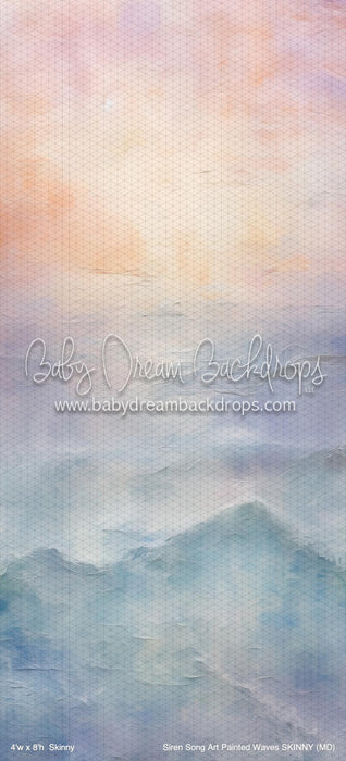 Siren Song Art Painted Waves SKINNY (MD)