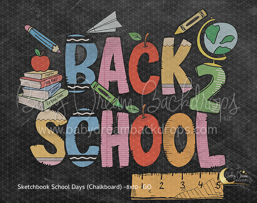 Sketchbook School Days (Chalkboard) (GO)