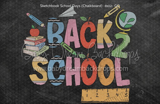 Sketchbook School Days (Chalkboard) (GO)