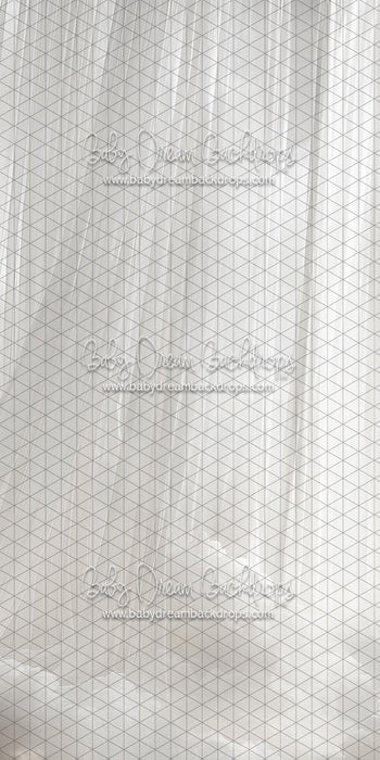 Skinny Cloudy Calm Light Curtains Left (CC)