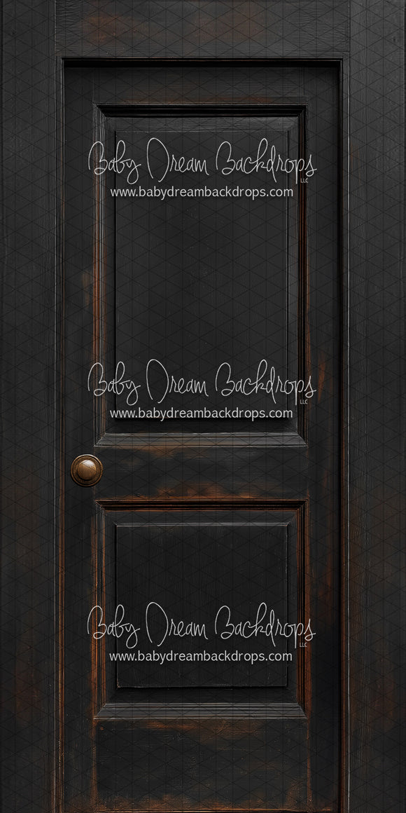 Skinny Door Aged Black (Left Knob) (CC)