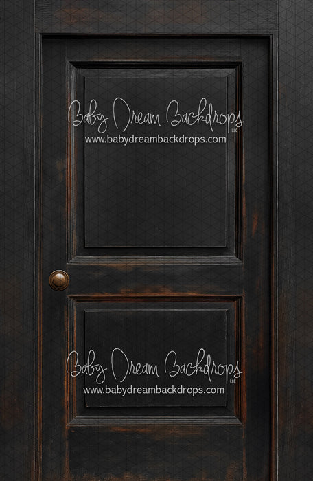 Skinny Door Aged Black (Left Knob) (CC)