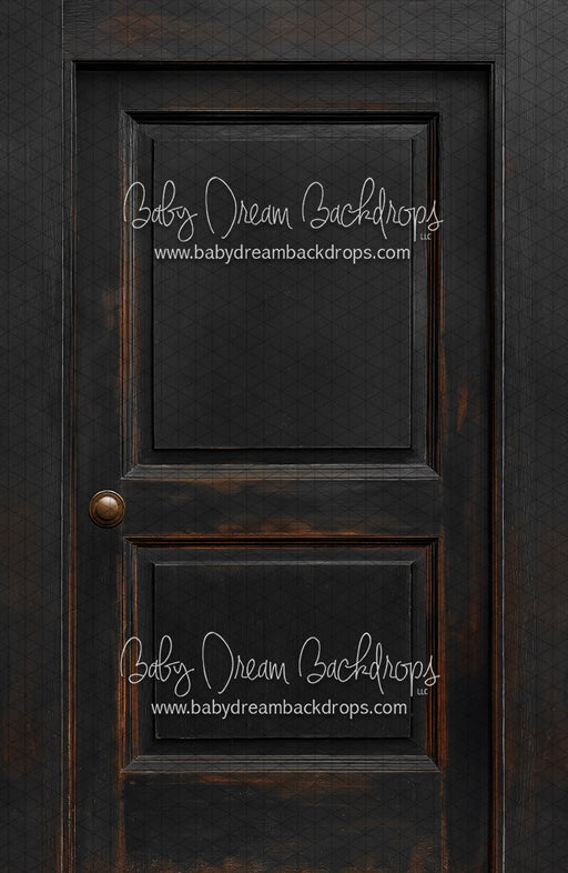 Skinny Door Aged Black (Left Knob) (CC)