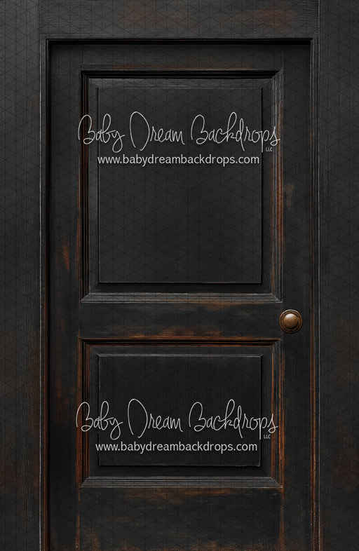 Skinny Door Aged Black (Right Knob) (CC)