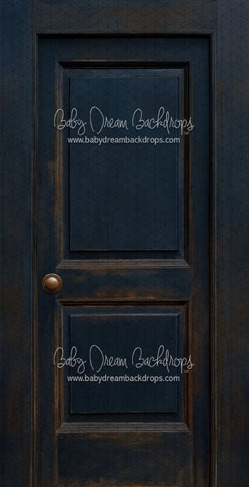 Skinny Door Aged Navy (Left Knob) (CC)