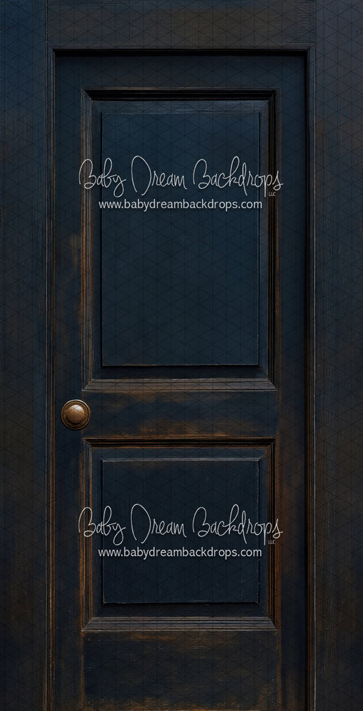 Skinny Door Aged Navy (Left Knob) (CC)