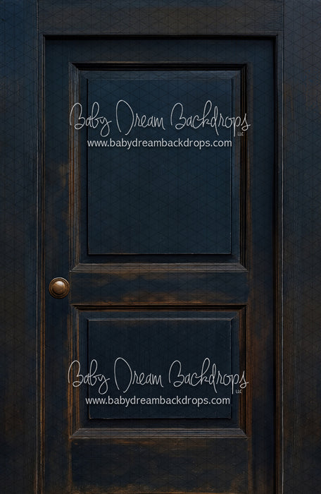 Skinny Door Aged Navy (Left Knob) (CC)
