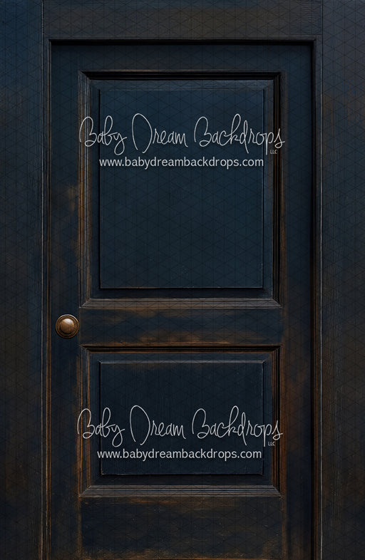 Skinny Door Aged Navy (Left Knob) (CC)