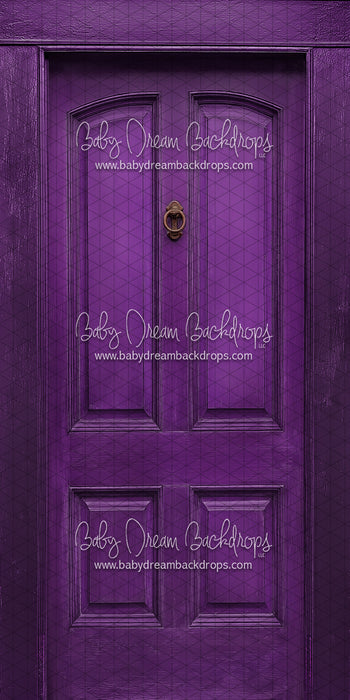 Skinny Door Purple Hello (CC)