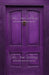 Skinny Door Purple Hello (CC)