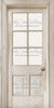 Skinny Door White Washed Window (Right Knob) (CC)