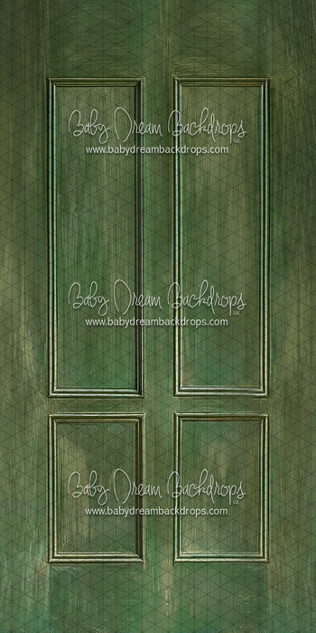 Skinny Earthy Green Door (CC)